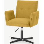 Gelbe Made.com Bürostühle & Schreibtischstühle aus Stoff gepolstert 