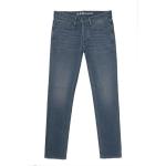 Dunkelgraue Denham Nachhaltige Slim Fit Jeans aus Denim für Herren Weite 32, Länge 34 