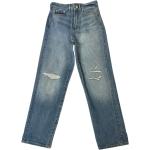 Reduzierte Blaue Denham Nachhaltige Wide Leg Jeans & Relaxed Fit Jeans aus Baumwolle für Herren Größe XXL Weite 27, Länge 30 
