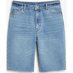 Monki Denim Bio Maxi High Waist Shorts aus Baumwolle für Damen Größe XL für den für den Sommer 