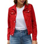 Rote Jeansjacken - Trends 2024 - günstig online kaufen