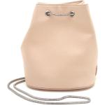 Nudefarbene Denise Roobol Mini Handtaschen mit Kettenhenkel 
