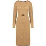 Denny Rose Damen Etui-Kleid aus Strick 221Dd50026, Brown Sugar, M