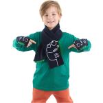 Reduzierte Dunkelblaue Kinderschals aus Polyester für Jungen Größe 92 