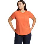 Reduzierte Orange Kurzärmelige Eddie Bauer Shirts mit Tasche für Damen Größe XS 
