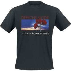 Depeche Mode T-Shirt - Music for the masses - S bis 4XL - für Männer - Größe M - schwarz - Lizenziertes Merchandise