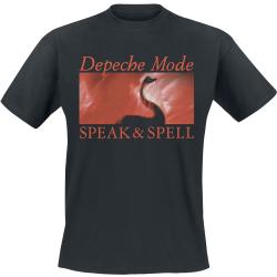 Depeche Mode T-Shirt - Speak & spell - S bis 4XL - für Männer - Größe XXL - schwarz - Lizenziertes Merchandise
