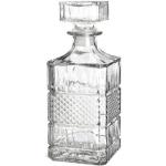 Depot Karaffe Whiskey-Karaffe Radiant, (Packung, 1 Stück Whiskey-Karaffe), aus Glas, Silikon, H 23 Zentimeter, weiß
