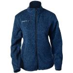 Reduzierte Blaue Sportliche Deproc Fleecejacken mit Reißverschluss aus Fleece für Damen Größe XL Große Größen für den für den Herbst 