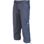 Anthrazitfarbene Deproc Caprihosen & 3/4-Hosen mit Reißverschluss aus Polyester für Herren Übergrößen 
