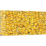 Moderne Emoji Smiley Küchenrückwände aus Glas Breite 100-150cm, Höhe 100-150cm, Tiefe 0-50cm 