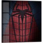 Rote Moderne Spiderman Küchenrückwände aus Glas Breite 50-100cm, Höhe 50-100cm, Tiefe 50-100cm 