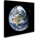 Der Blaue Planet Erde Format: 70x70 als Leinwand,