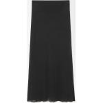 Schwarze Elegante COS Maxiröcke durchsichtig aus Jersey enganliegend für Damen Größe M 