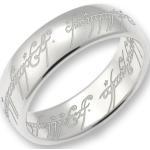 Der Herr der Ringe Silberring »Der Eine Ring - Silber, 10004046«, Made in Germany, silberfarben