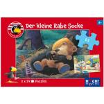 Der kleine Rabe Socke - Puzzle 2x24 Teile - deutsch