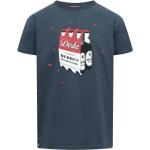 Marineblaue Derbe Hamburg Nachhaltige T-Shirts aus Baumwolle für Herren Größe L 