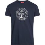 Marineblaue Maritime Derbe Hamburg Bio Nachhaltige T-Shirts für Damen Größe XL 