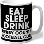 Derby County Eat Sleep Drink Tasse, personalisierb
