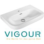 Vigour derby Waschbecken & Waschtische aus Keramik mit Hahnloch 