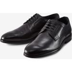 Schwarze Business Joop! Runde Derby Schuhe mit Schnürsenkel aus Leder für Herren 