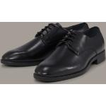 Schwarze Business Strellson Harley Derby Schuhe mit Schnürsenkel aus Glattleder für Herren Größe 42 