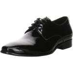 Schwarze Business Digel Derby Schuhe aus Leder für Herren Größe 44 
