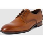 Braune Business Lloyd Derby Schuhe aus Leder für Herren Größe 43 
