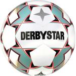 Derbystar Fußball Stratos TT, weiß/grün/orange Größe 5