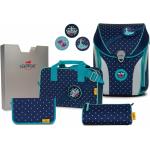 Reduzierte Blaue DerDieDas ErgoFlex Schulranzen Sets für Mädchen 5-teilig zum Schulanfang 