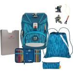Blaue DerDieDas ErgoFlex Schulrucksäcke gepolstert für Kinder 5-teilig zum Schulanfang 