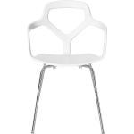 Desalto Stuhl Trace | Technopolymer weiß / Chrom 528