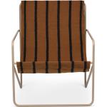 Moderne Ferm Living Stripe Nachhaltige Lounge Sessel aus Kunststoff Outdoor 