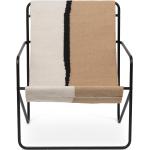 Schwarze Moderne Ferm Living Nachhaltige Lounge Sessel aus Kunststoff Outdoor 