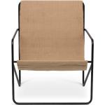 Schwarze Moderne Ferm Living Nachhaltige Lounge Sessel aus Kunststoff Outdoor 