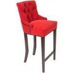 Rote Barhocker & Barstühle aus Textil 