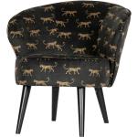 Schwarze Retro Basilicana Lounge Sessel aus Samt Breite 50-100cm, Höhe 50-100cm, Tiefe 50-100cm 