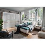 Beige Moderne Franco Möbel Zimmereinrichtungen aus Kunstleder Breite 300-350cm, Höhe 200-250cm, Tiefe 50-100cm 4-teilig 