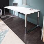 Weiße Moderne invicta interior White Desk Schreibtische & Arbeitstische Breite 100-150cm, Höhe 50-100cm, Tiefe 50-100cm 