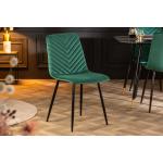 Reduzierte Grüne Moderne Riess Ambiente Designer Stühle aus Samt Breite 0-50cm, Höhe 50-100cm, Tiefe 50-100cm 