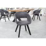 Graue Industrial Riess Ambiente Designer Stühle aus Holz Breite 50-100cm, Höhe 50-100cm, Tiefe 50-100cm 