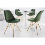 Reduzierte Dunkelgrüne Moderne Riess Ambiente Organische Designer Stühle aus Samt Breite 0-50cm, Höhe 50-100cm, Tiefe 50-100cm 