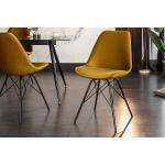 Reduzierte Senfgelbe Moderne Riess Ambiente Organische Designer Stühle aus Stoff Breite 0-50cm, Höhe 50-100cm, Tiefe 50-100cm 