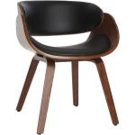 Reduzierte Schwarze Skandinavische Miliboo Designer Stühle aus Holz 