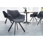 Reduzierte Graue Moderne Riess Ambiente Designer Stühle aus Glas mit Armlehne Breite 50-100cm, Höhe 50-100cm, Tiefe 50-100cm 
