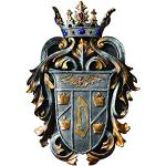 Design Toscano Graf Drakulas Wappen, Wandschild
