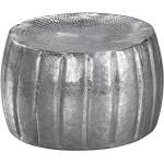 Silberne Moderne Runde Beistelltische Rund 60 cm Lackierte aus Aluminium Breite 50-100cm, Höhe 0-50cm, Tiefe 50-100cm 