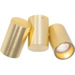Reduzierte Goldene Moderne Qazqa Deckenstrahler & LED Deckenstrahler aus Messing dimmbar GU10 