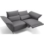 Designer 2-Sitzer CUNEO Leder Sofa Couch Relax Funktion