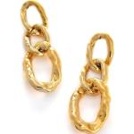 Goldene Ohrhänger aus Gold für Damen zum Muttertag 